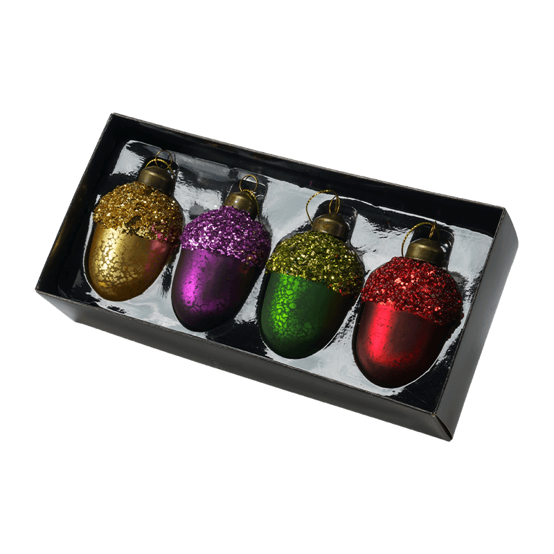 Christmas Glass Ornament Gift Sets