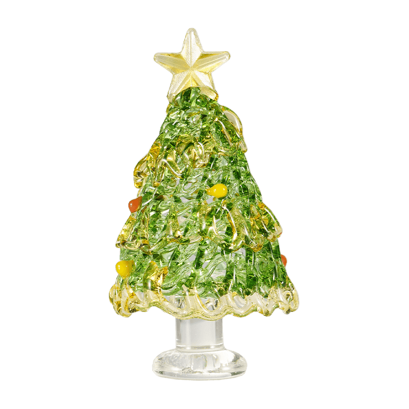 Hand-Blown Glass Christmas Tree Decor Ornament