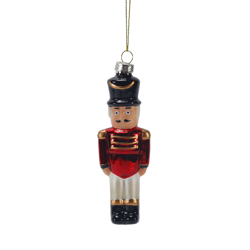 Hand-Painted Blown Glass Christmas Ornaments