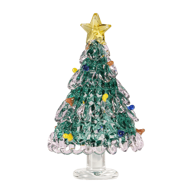 Hand-Blown Glass Christmas Tree Decor Ornament
