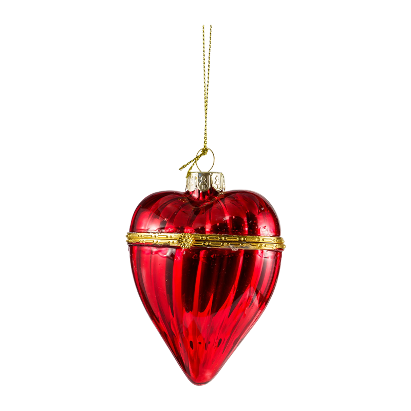 Christmas Glass Ornament Rainbow Star Shape