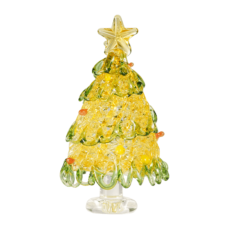 Hand-Blown Glass Christmas Tree Decor Ornament