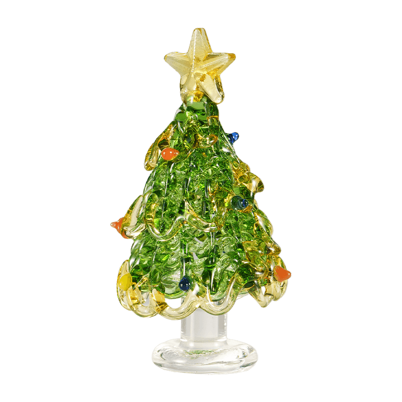 Hand-Blown Glass Christmas Tree Decor Ornament