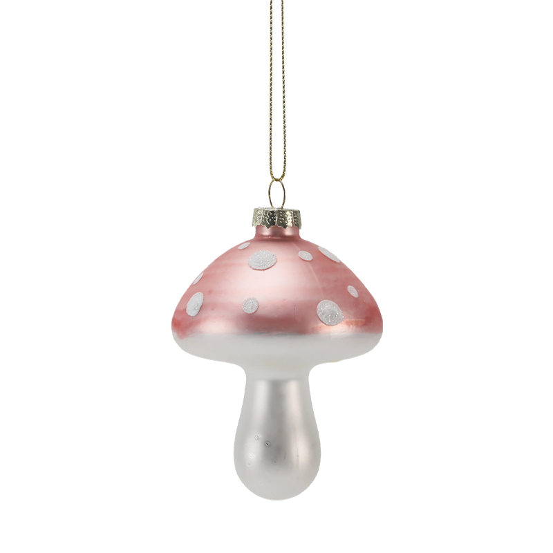 Christmas Glass Ornament (Mushroom / Gift Box Set)