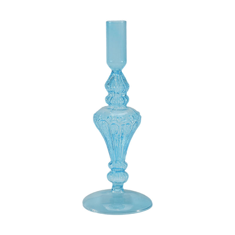 18cmColorful Glass Candle Holder Collection