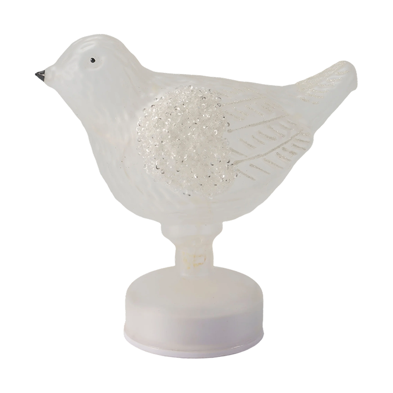Glitter/Sequin Decorative Bird Tabletop Light  (with LED)