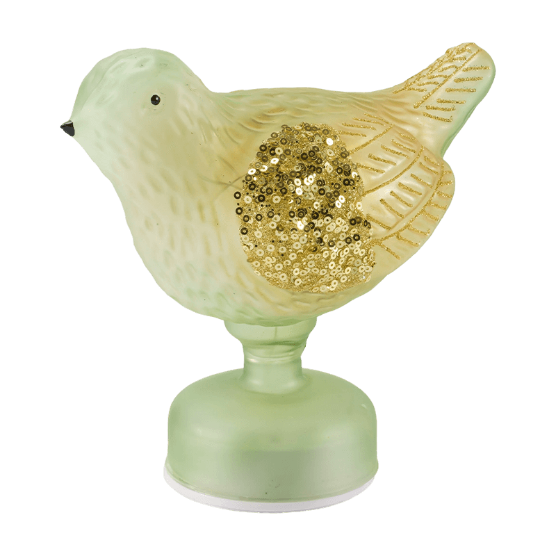 Glitter/Sequin Decorative Bird Tabletop Light  (with LED)