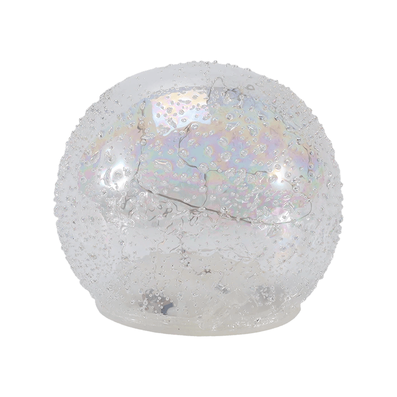 Festive Glass Globe Light  (Iridescent / Christmas Tree / Night Scene  / Snowman Styles)