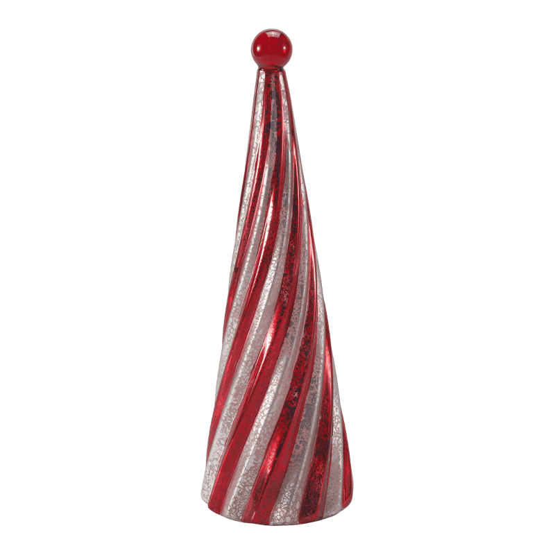 10*20 cm&10*25cm &10*30cmVintage Mercury Glass Swirl Christmas Tree