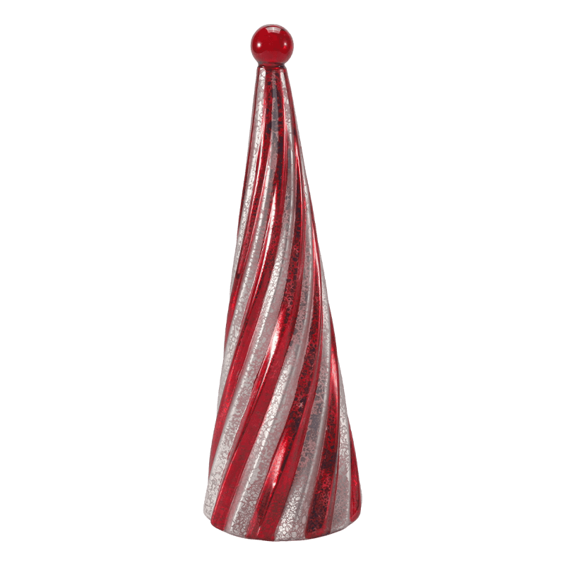 10*20 cm&10*25cm &10*30cmVintage Mercury Glass Swirl Christmas Tree