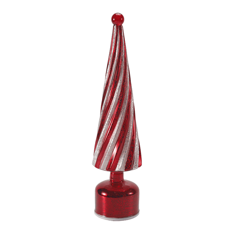 10*20 cm&10*25cm &10*30cmVintage Mercury Glass Swirl Christmas Tree