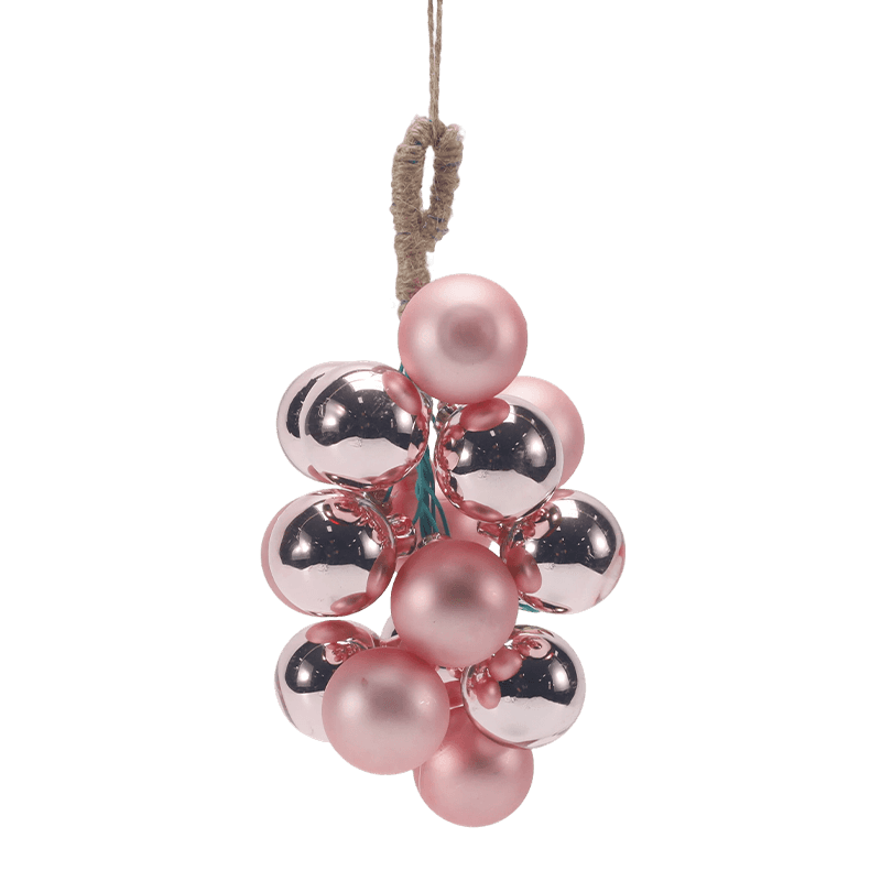 Grape Cluster Glass Christmas Ornament