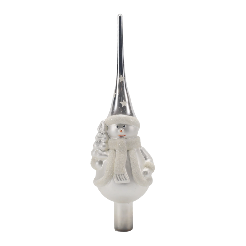 Vintage Mercury Glass Christmas Tree Topper