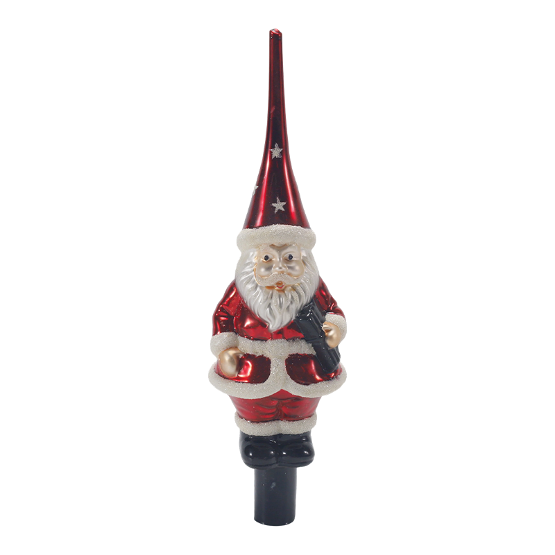 Vintage Mercury Glass Christmas Tree Topper