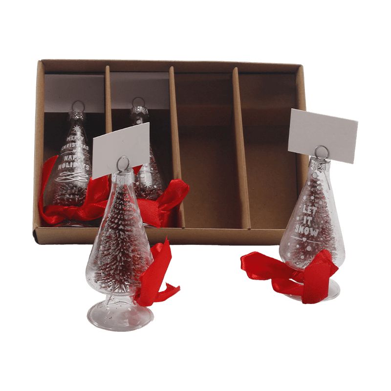 Hand-Blown Glass Christmas Ornament 