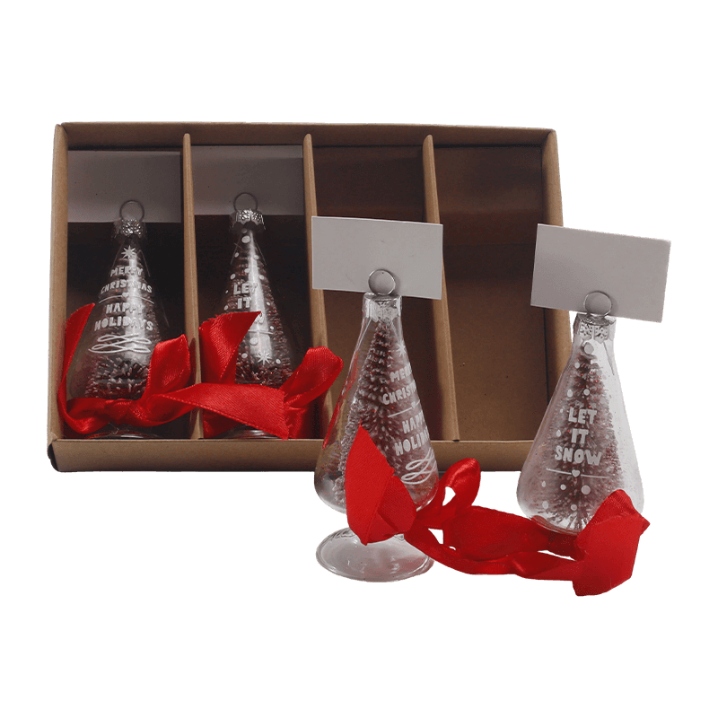Hand-Blown Glass Christmas Ornament 