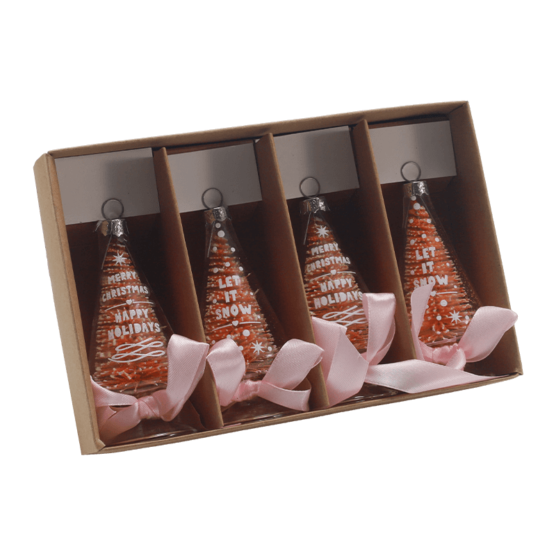 Hand-Blown Glass Christmas Ornament 