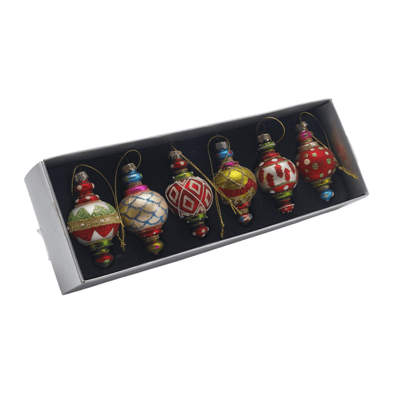Hand-Blown Glass Christmas Ornament 
