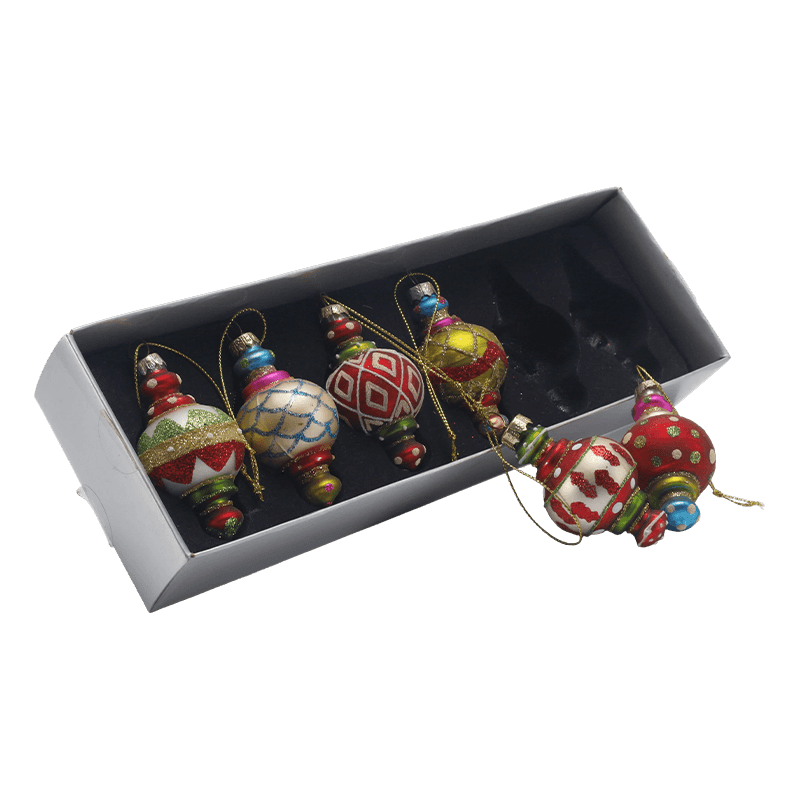 Hand-Blown Glass Christmas Ornament 