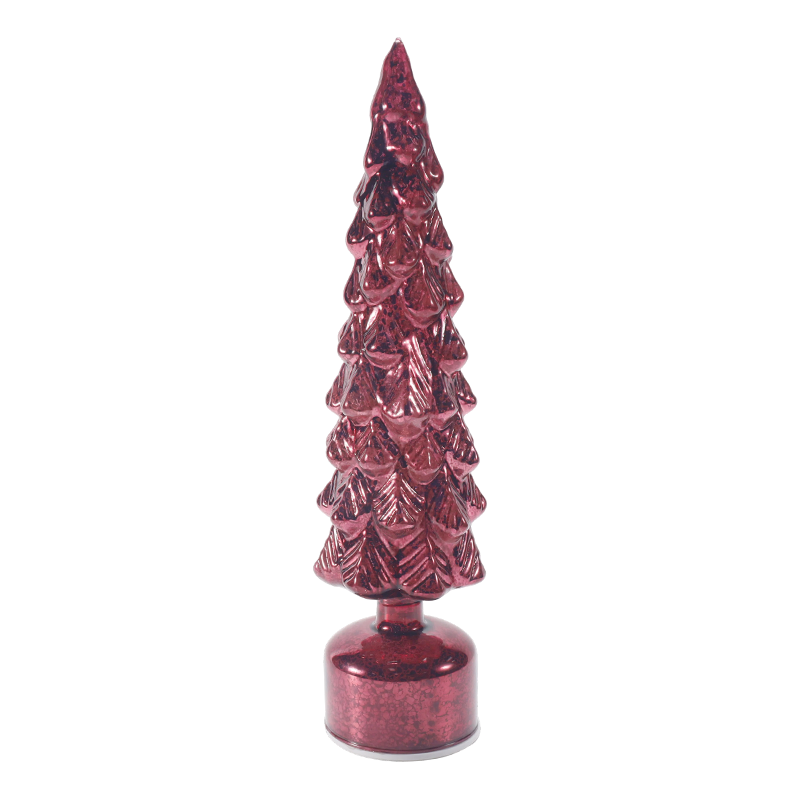 Vintage Mercury Glass Christmas Tree Light