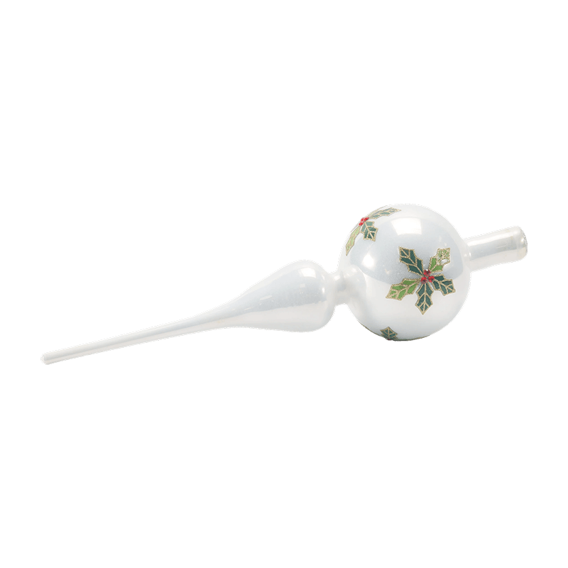 Hand-Blown Glass Christmas Tree Topper