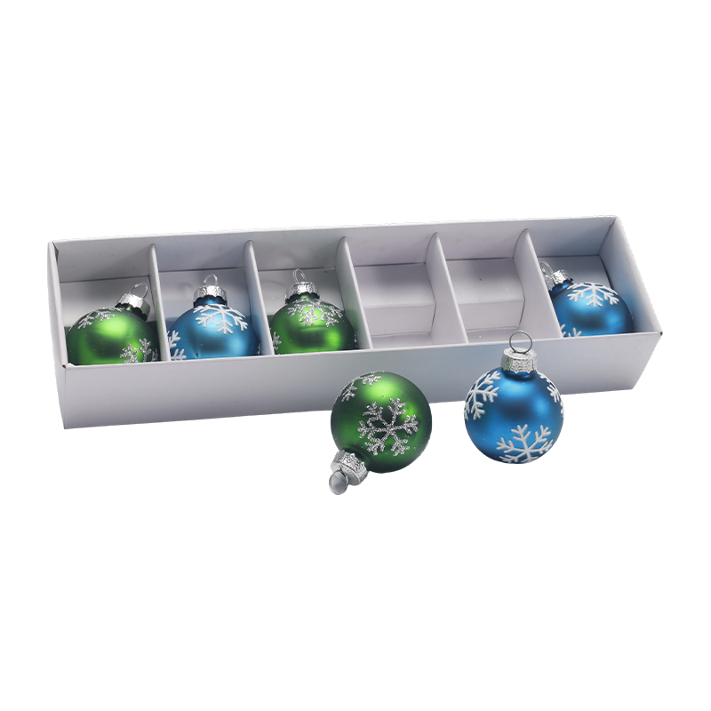 Premium Glass Christmas Ball Ornament Set