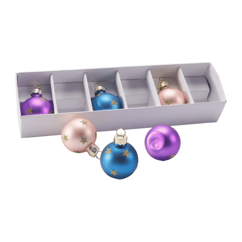 Hand-Blown Glass Christmas Ball Ornament 