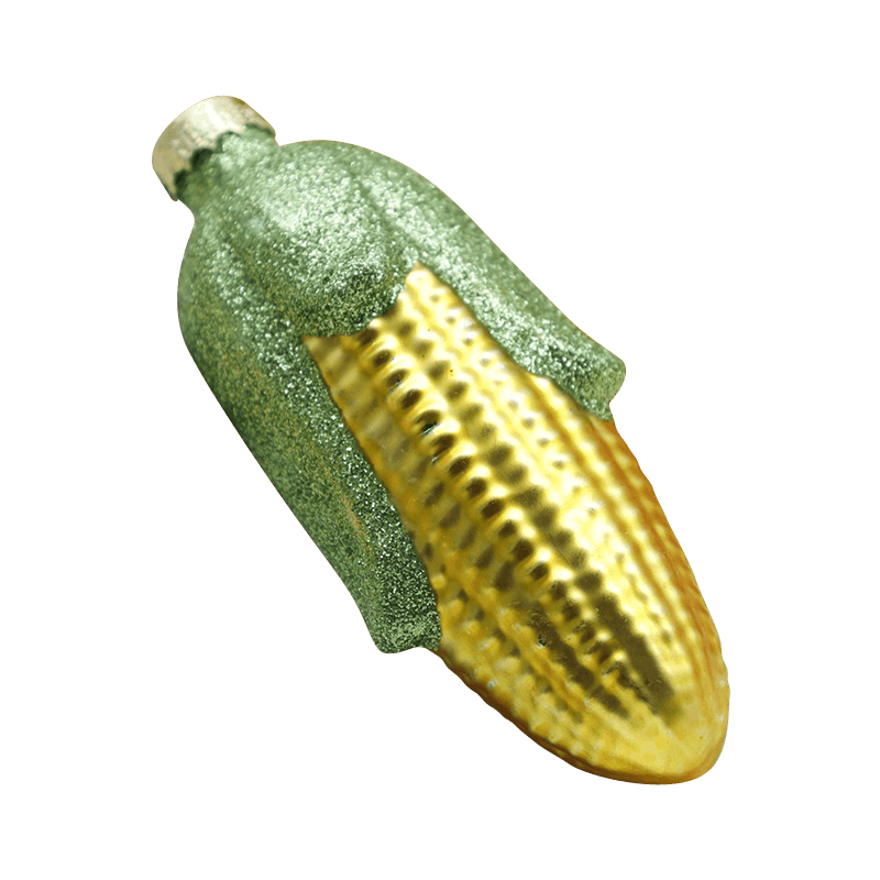 Vegetable-Shaped Christmas Glass  Hanging Ornaments