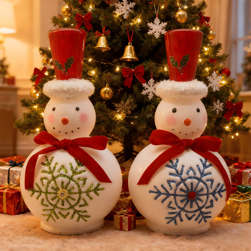Christmas glass led decoration