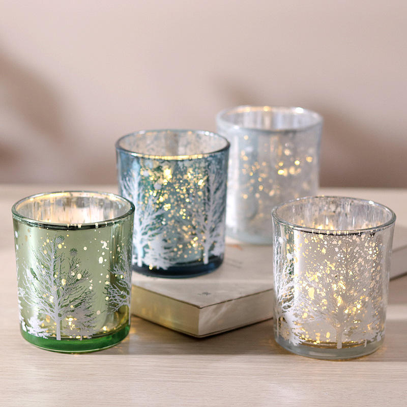 Glass candlestick
