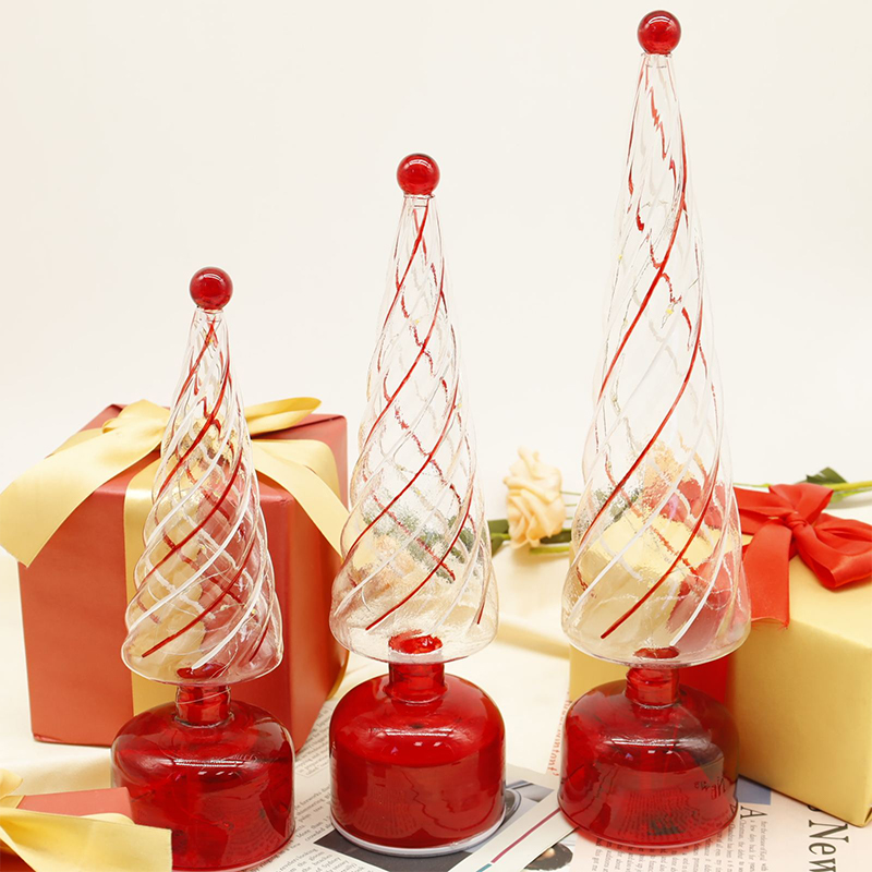 Christmas glass tree