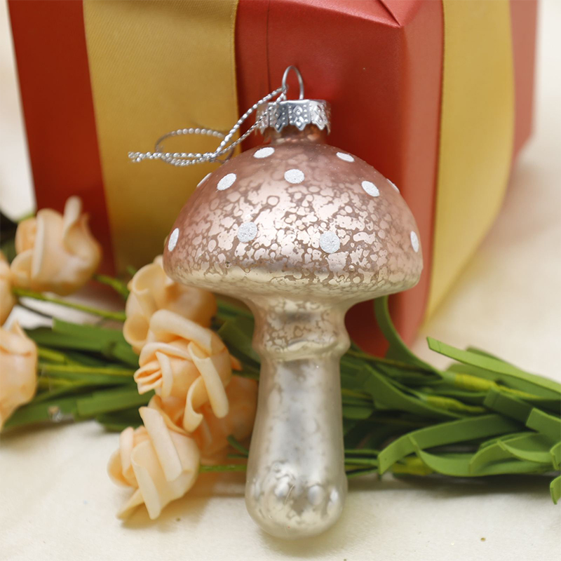 Vegetable-Shaped Christmas Glass  Hanging Ornaments